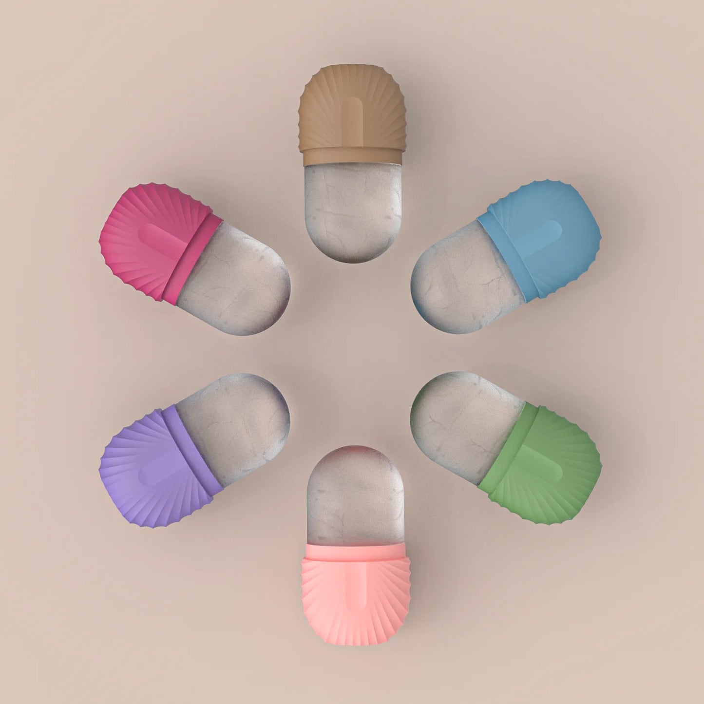 Silicone Ice Facial Roller – Face Lifting & Contouring Massager for Skin Care, Acne Reduction, and Eye Treatment