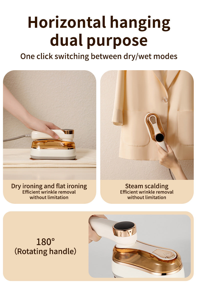 2024 New Handheld Steam Iron 1200W High Power Home Portable Mini Garment Steamer Touch Screen Electric Iron