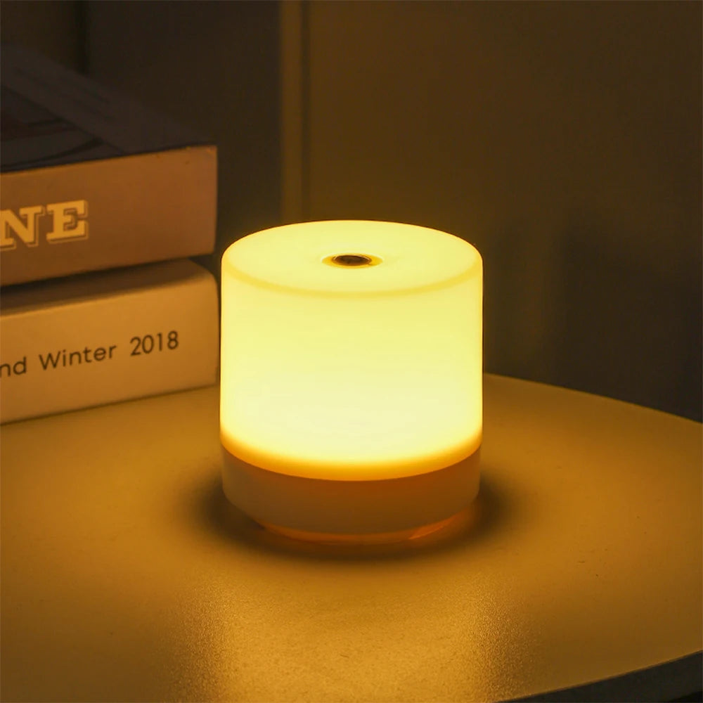 Touch Bedside Lamp with USB Charging – 3-Mode Dimmable LED Night Light for Bedroom, Eye Protection & Kids' Gift