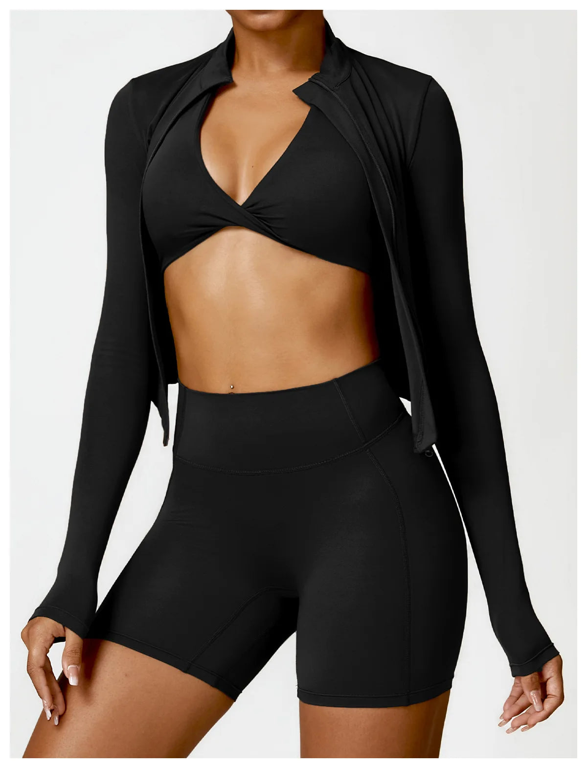 Women's Cute Outdoor Running & Fitness Long-Sleeve T-Shirt – Yoga, Workout, Push-Up, Gym Top