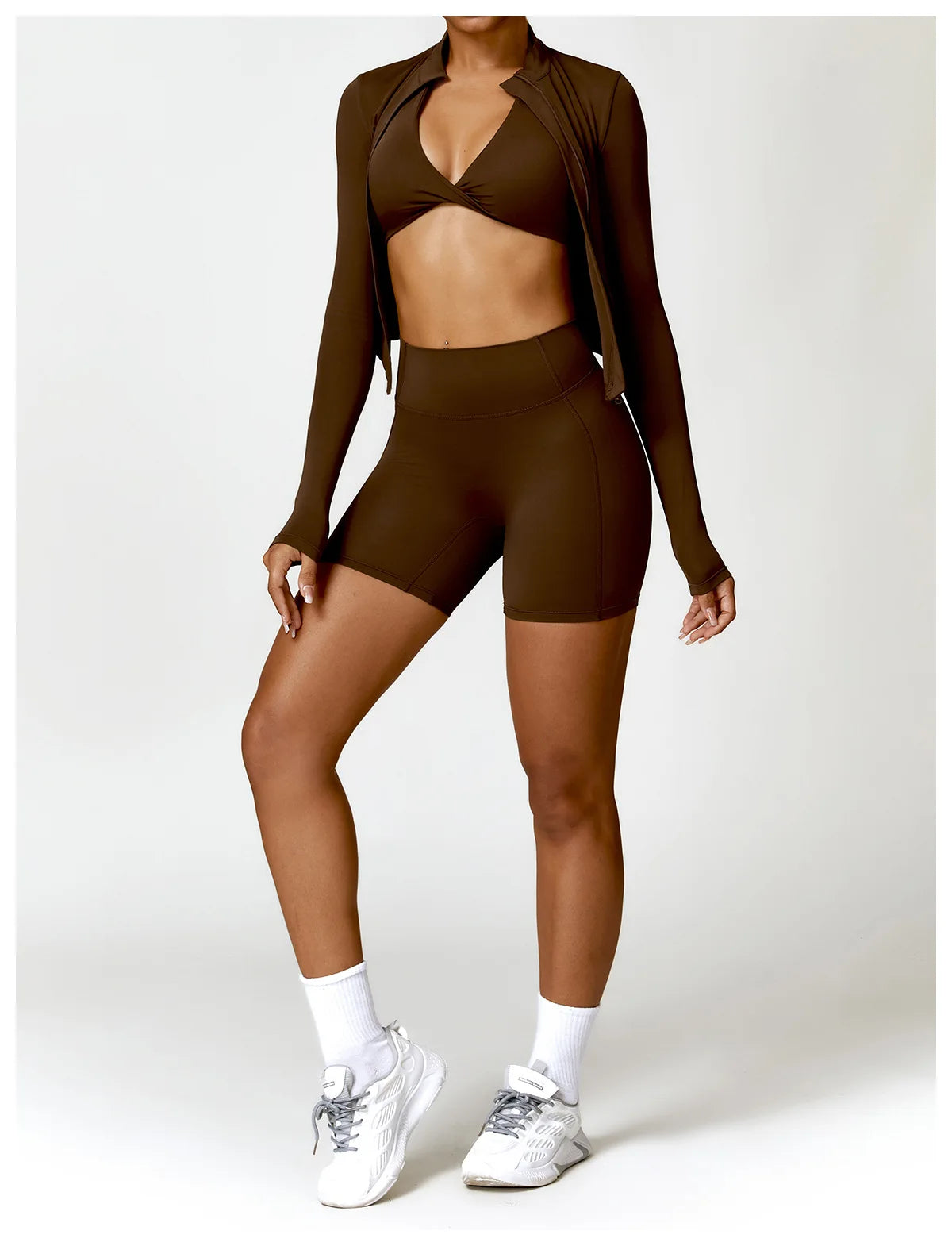 Women's Cute Outdoor Running & Fitness Long-Sleeve T-Shirt – Yoga, Workout, Push-Up, Gym Top