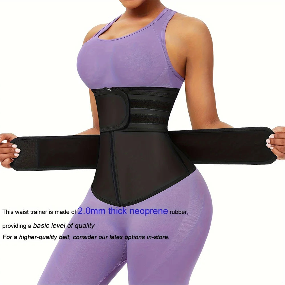 JUCANA Trendy Breathable Neoprene Waist Trainer, Trimmer Belt, Body Shapewear For Women