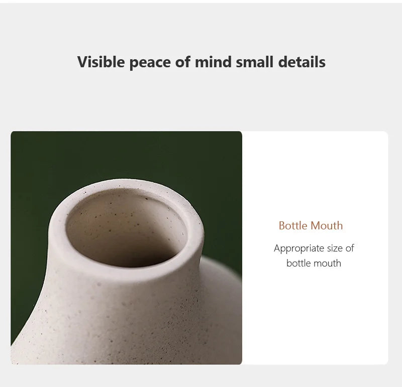 Nordic Ceramic Interlock Vase – Perfect for Bridal Showers, Weddings, Gifts, and Home Décor