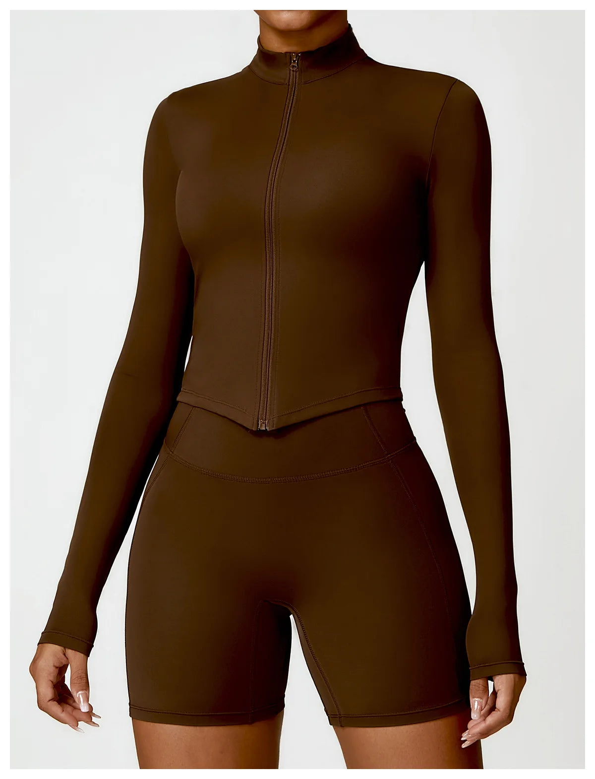Women's Cute Outdoor Running & Fitness Long-Sleeve T-Shirt – Yoga, Workout, Push-Up, Gym Top