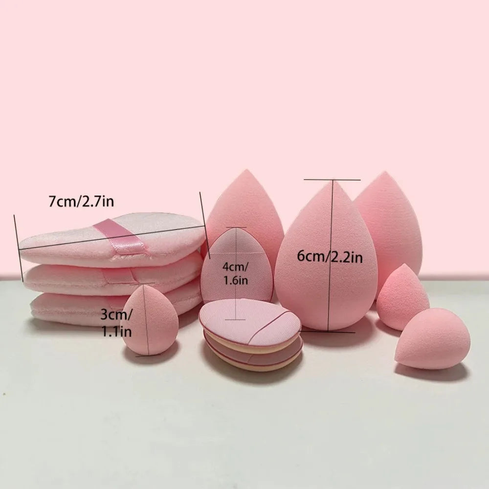 Beauty Blender 12pcs Makeup Sponge Egg Soft Cosmetic Puff Foundation Sponges Powder Puff Women Make Up Accessories Beauty Tools