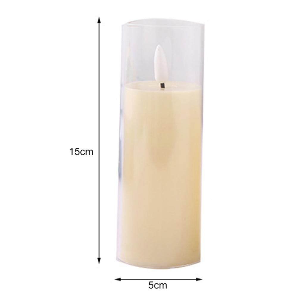 Realistic Flameless LED Candle Lamp – Flickering LED Candle Light for Home Decoration & Tea Light Ambiance