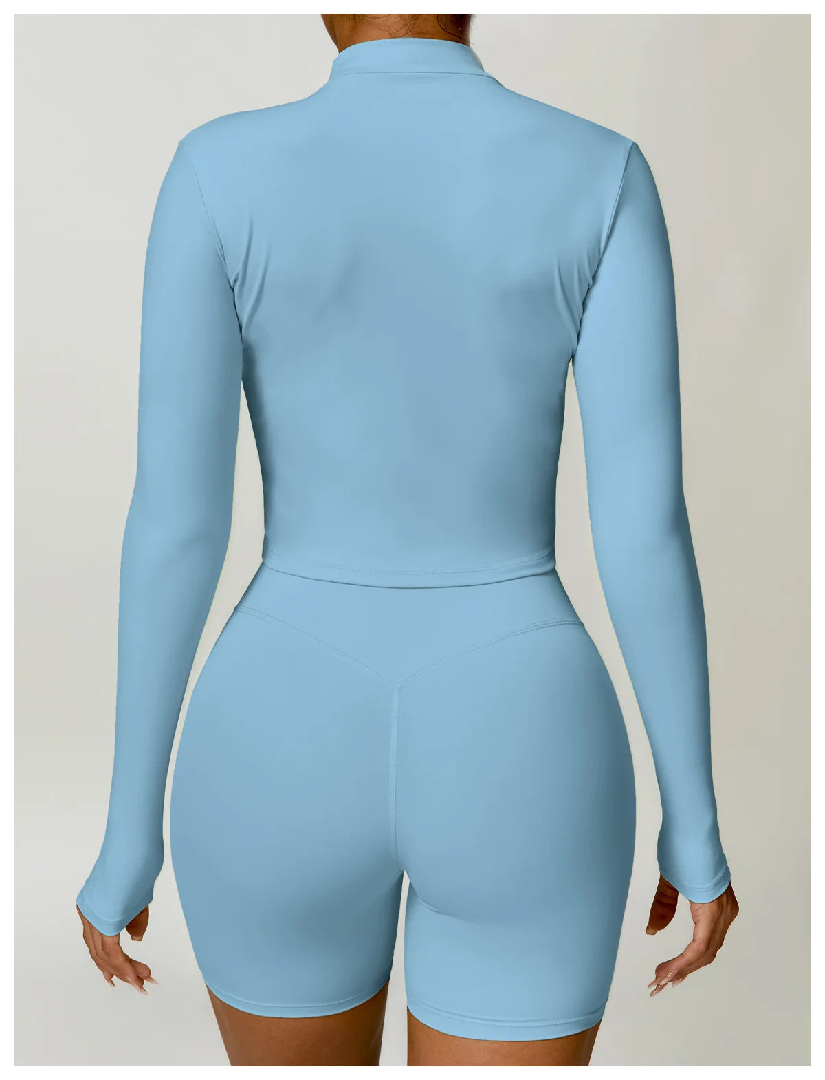 Women's Cute Outdoor Running & Fitness Long-Sleeve T-Shirt – Yoga, Workout, Push-Up, Gym Top
