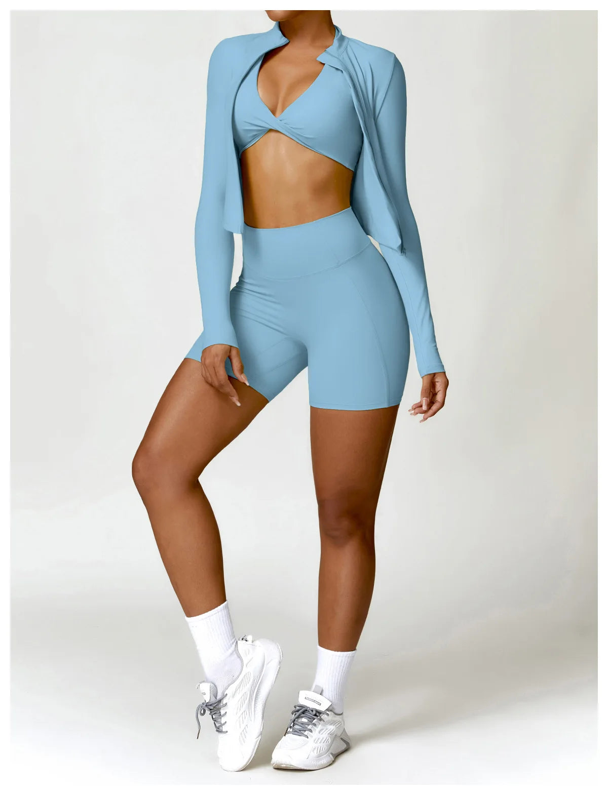 Women's Cute Outdoor Running & Fitness Long-Sleeve T-Shirt – Yoga, Workout, Push-Up, Gym Top