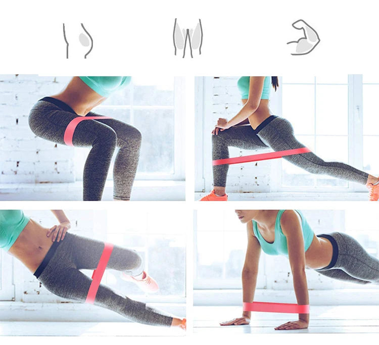 Resistance Bands for Working Out, Exercise Bands Workout Bands Set for Women Men, Hip Legs Booty Bands for Home Fitness, Gym, Yoga, Pilates