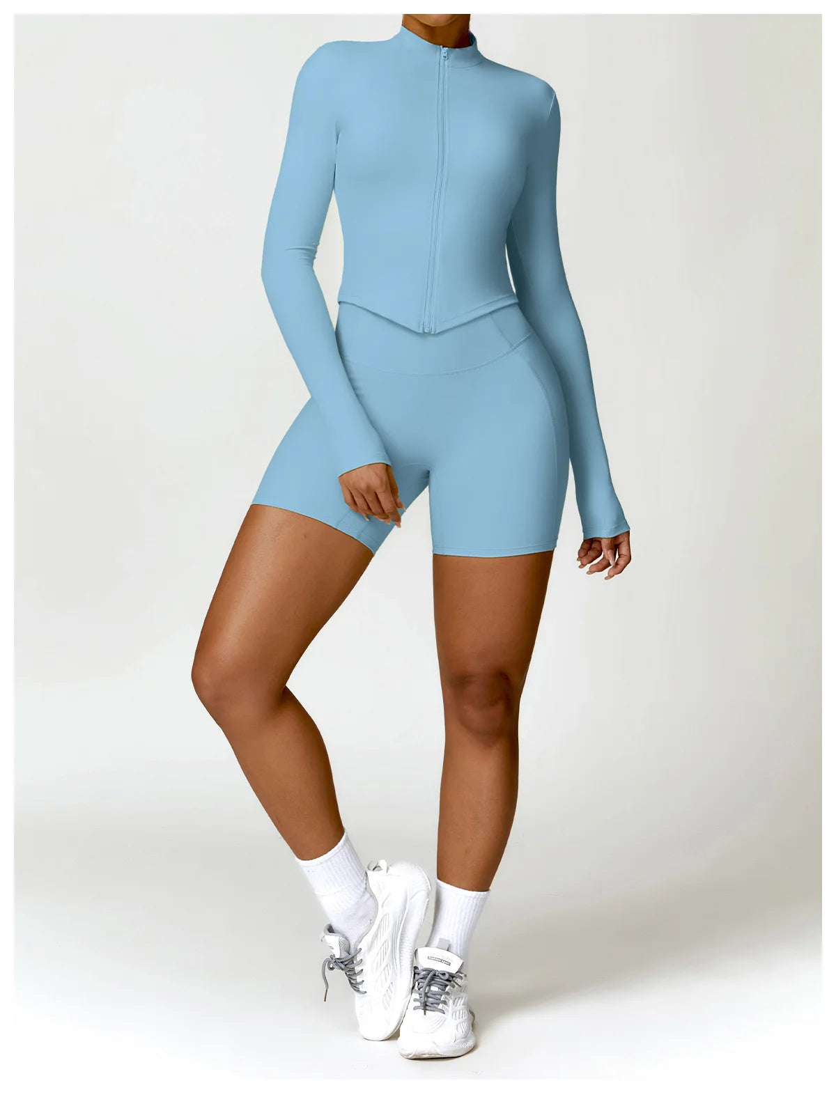 Women's Cute Outdoor Running & Fitness Long-Sleeve T-Shirt – Yoga, Workout, Push-Up, Gym Top