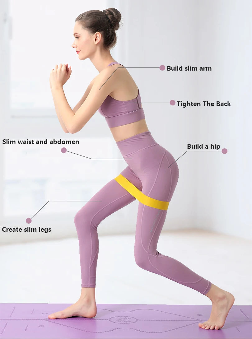 Resistance Bands for Working Out, Exercise Bands Workout Bands Set for Women Men, Hip Legs Booty Bands for Home Fitness, Gym, Yoga, Pilates