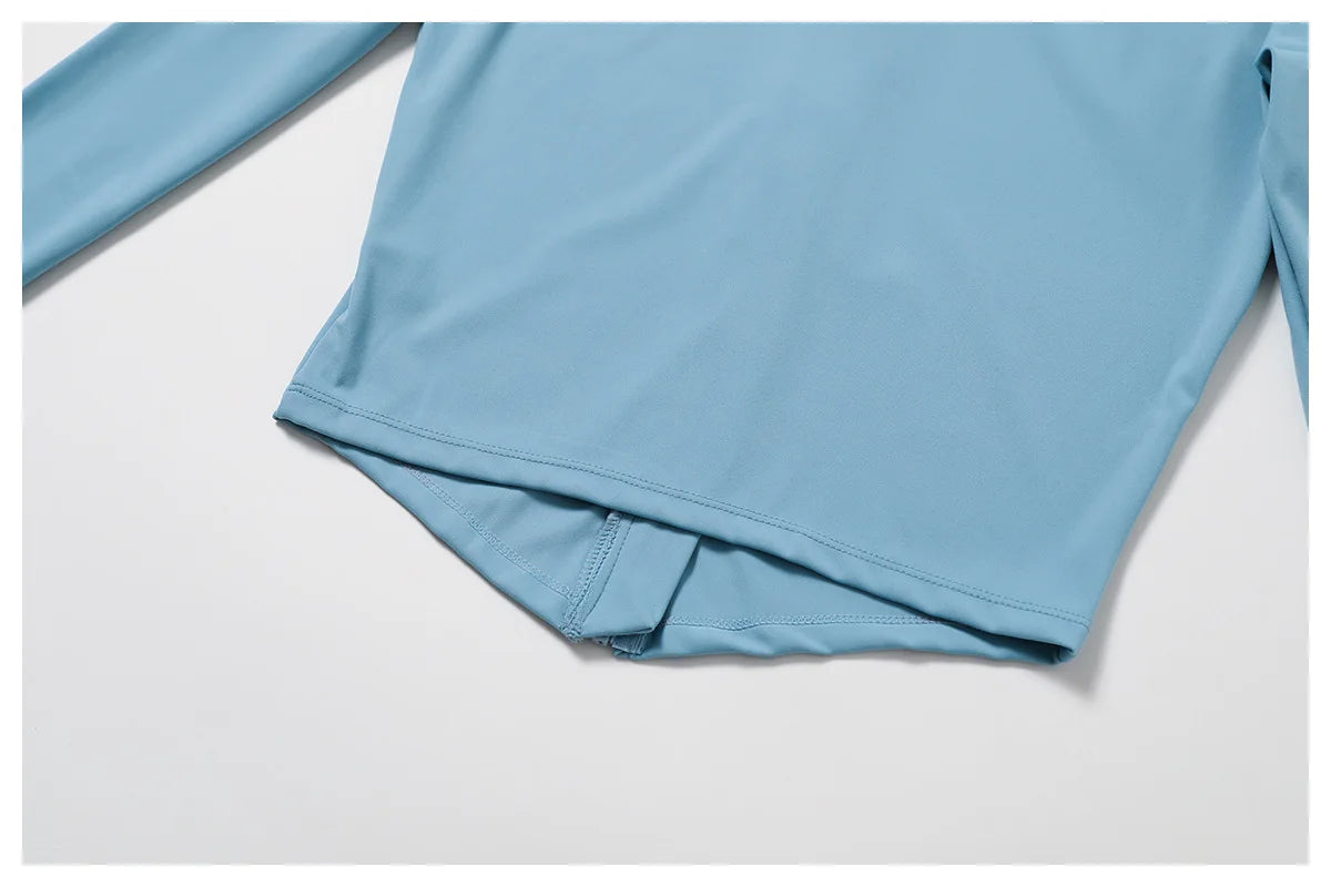 Women's Cute Outdoor Running & Fitness Long-Sleeve T-Shirt – Yoga, Workout, Push-Up, Gym Top