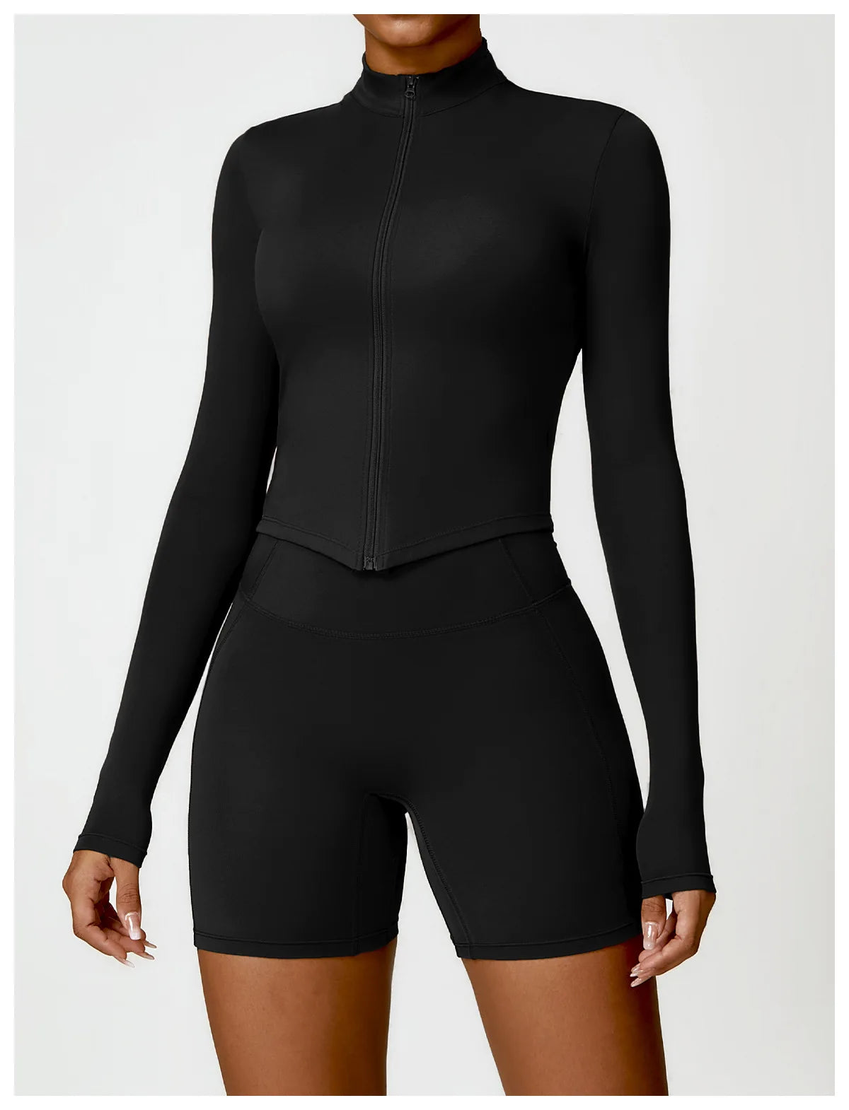 Women's Cute Outdoor Running & Fitness Long-Sleeve T-Shirt – Yoga, Workout, Push-Up, Gym Top