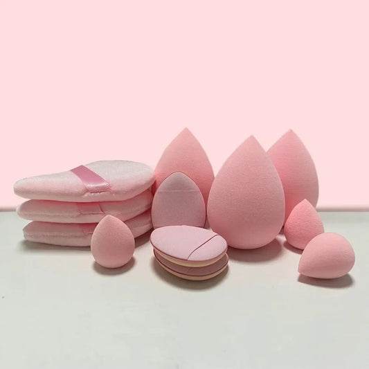 Beauty Blender 12pcs Makeup Sponge  Egg Soft Cosmetic Puff Foundation Sponges Powder Puff Women Make Up Accessories Beauty Tools